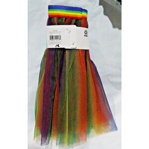 Multi Color Adult 12.5 inch TUTU 2 layer Mesh Pride by meijer